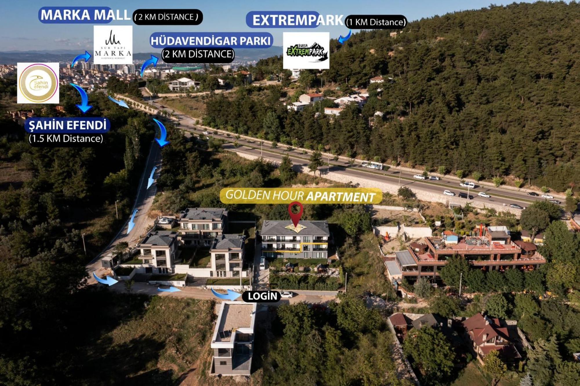Golden Hour Apartment Bursa Nilufer مَنْظَرٌ جَمِيلٌ Exterior foto
